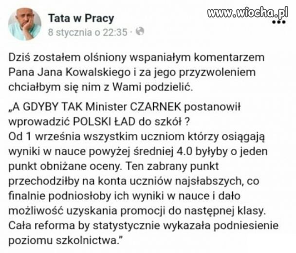 A gdyby Polski Ład w szkole