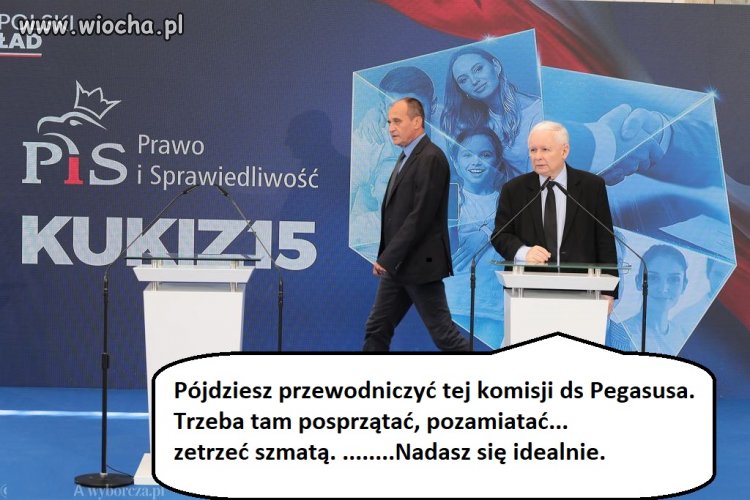 Kukiz pcha się do komisji ds. Pegasusa