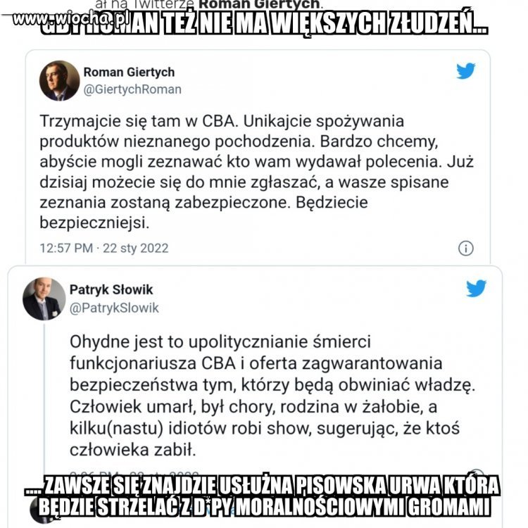 Przypadkowo śmierć i pisowska moralność