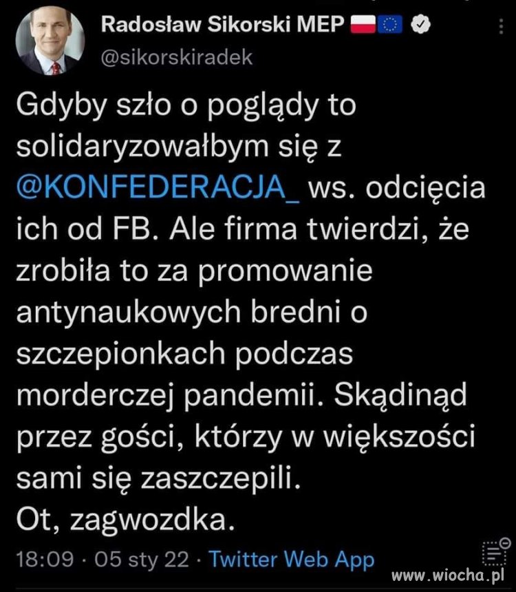 Konfa  z FB. Najlepiej jak by niebyło ich w sejmie 