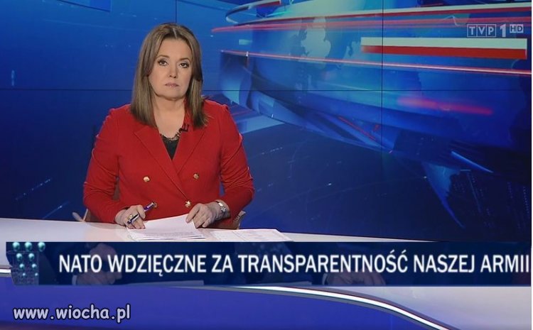 NATO wdzięczne za transparentność naszej armii.