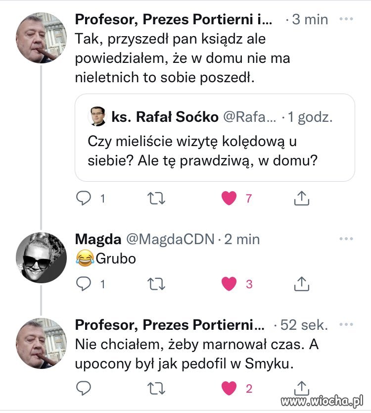 Nie dziwota, że klecha wyłączył komentarze.