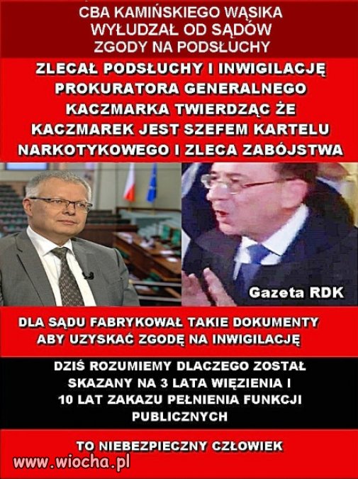 Wybrani ludzie Kaczyńskiego, do zadań specjalnych.