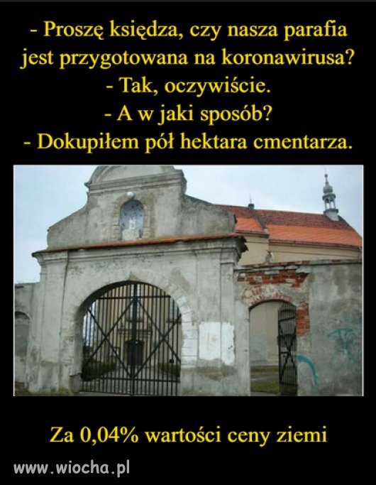 Sekta kosciola zawsze mysli praktycznie o biznesie