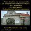 Sekta kosciola zawsze mysli praktycznie o biznesie