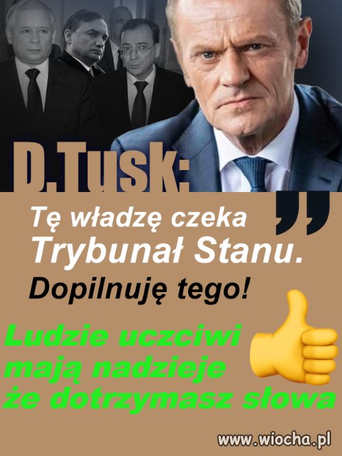 Uczciwi Polacy mają taką nadzieję 