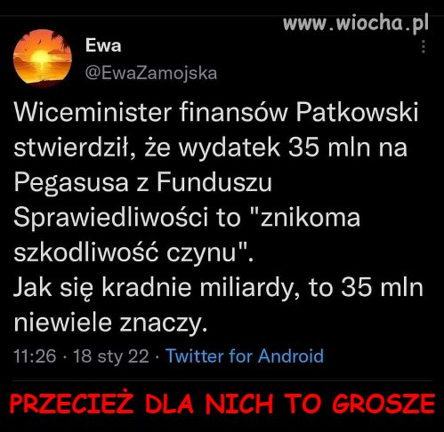 Dla nich grosze 