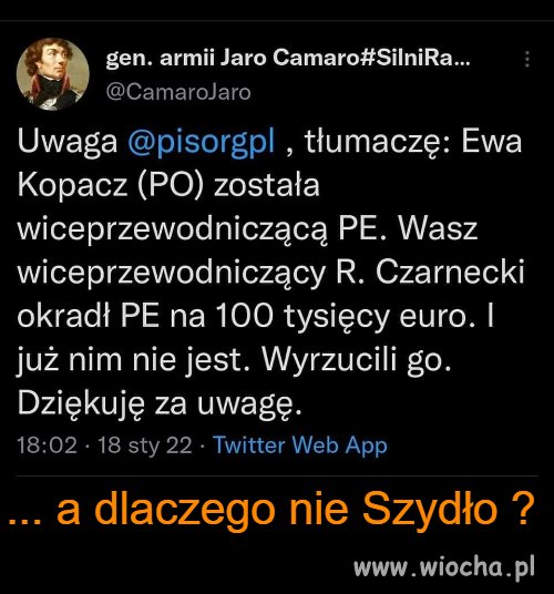 A miała być najlepsza z najlepszych SZYDŁO 