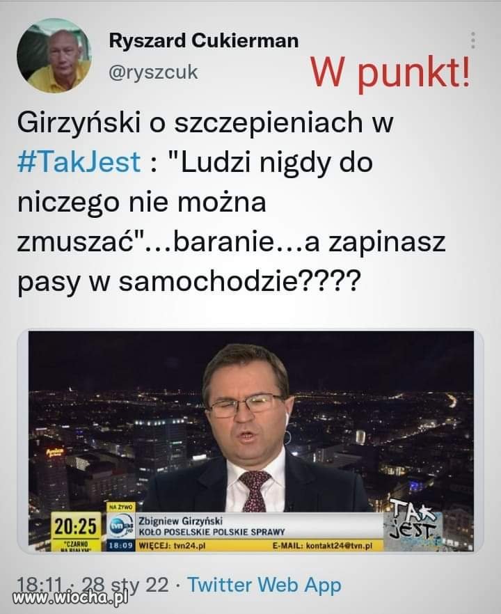  W punkt. 