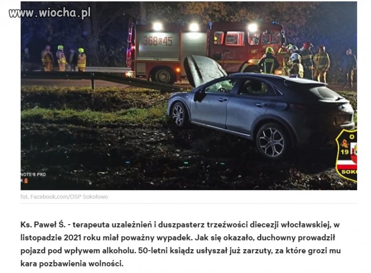 Duszpasterz trzeźwości i terapeuta uzależnień diecezji włocławskiej przyznał, że jest alkoholikiem