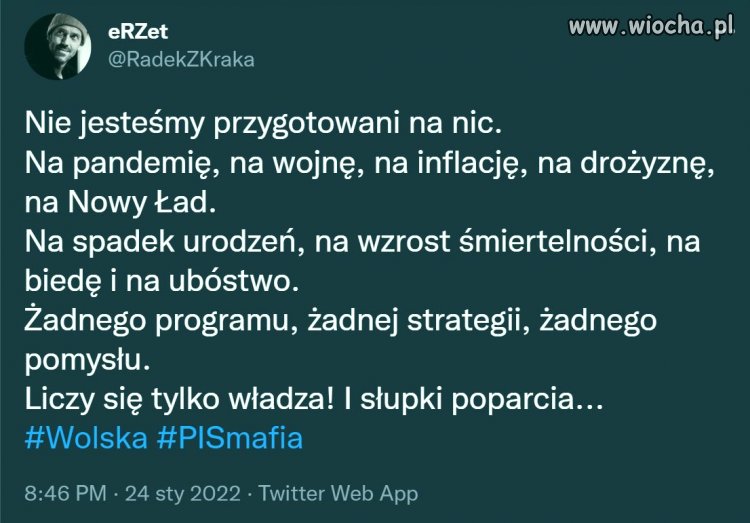 Niestety tak jest. PiSie głąby rozwaliły wszystkie