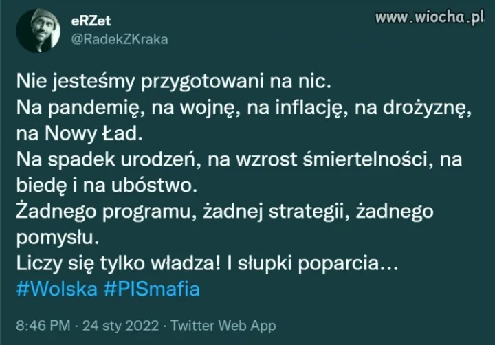 Niestety tak jest. PiSie głąby rozwaliły wszystkie