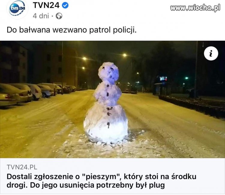 A to bałwan. 