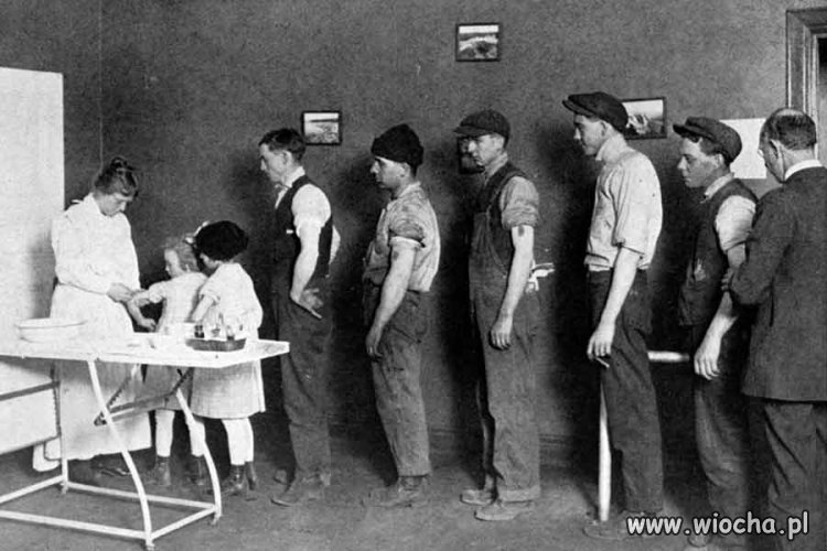 Szczepienia na Hiszpankę w latach 1918-1919