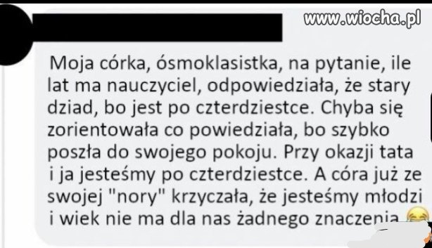 Sama będąc nastolatką 