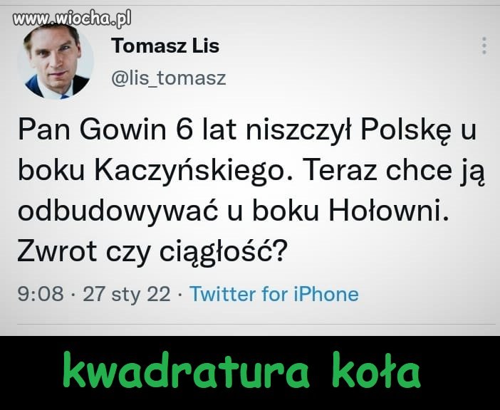 Gowin weź ty już spier...