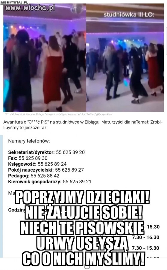 Sami sobie winni! Skoro zasiali wiatr...
