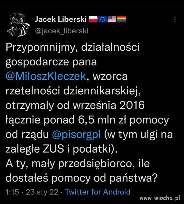 Słynny dziennikarz 