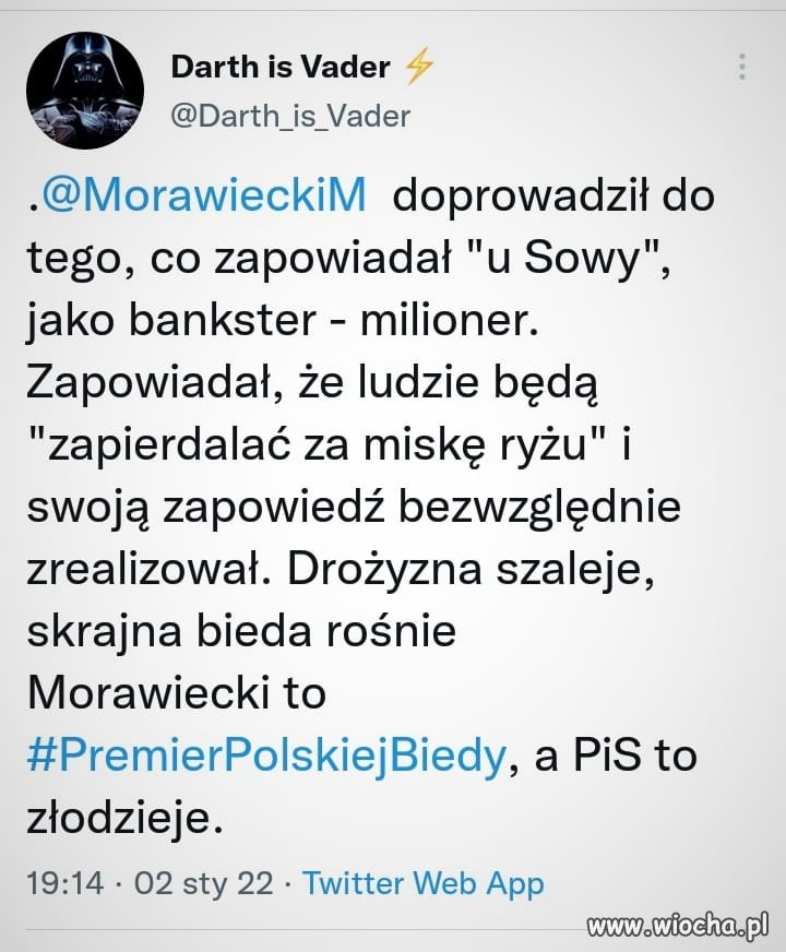 Jak zapowiedział, tak uczynił 