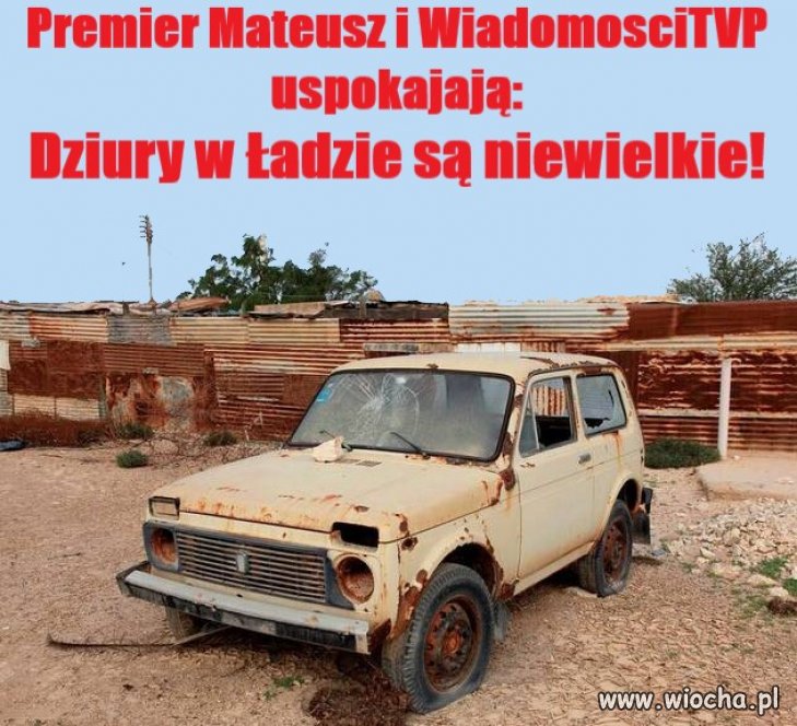 Dziury w Ładzie są niewielkie!
