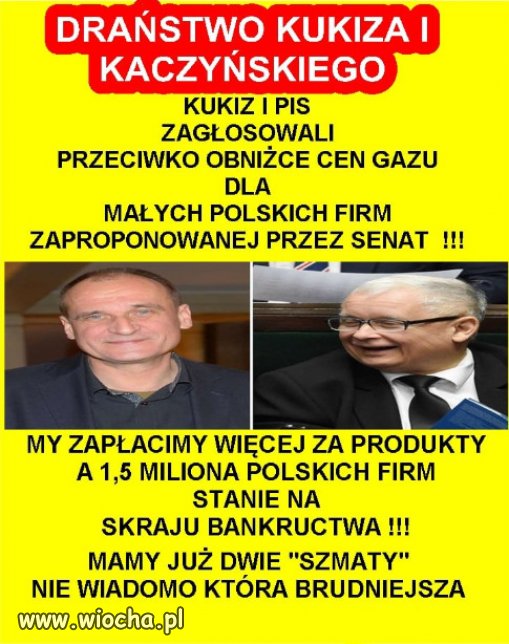Jeden i drugi są siebie warci to było do przewidzenia