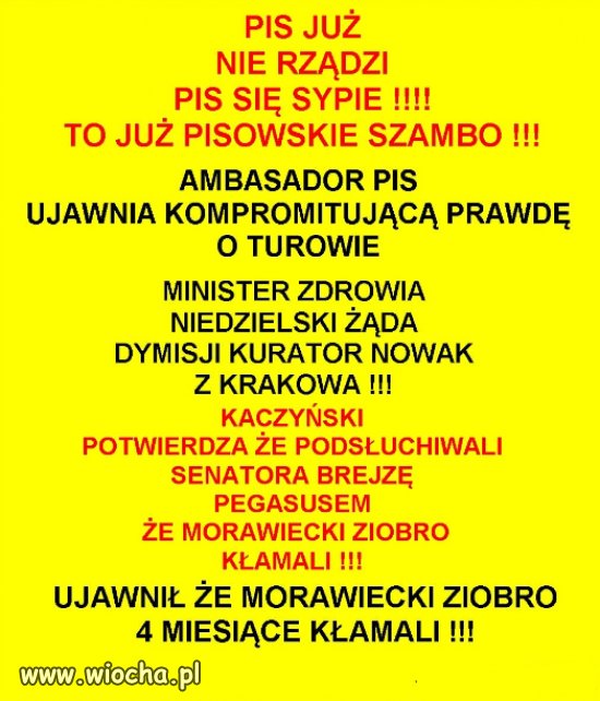 Tak wyglada koniec Dobrych Zmian, na gorsze...