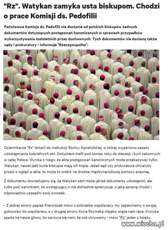 Papież jak Al Capone- mafia kościelna
