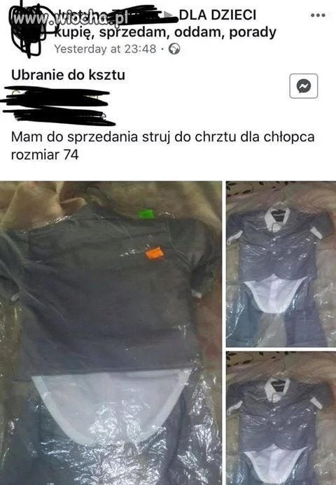 Ubranie do ksztu