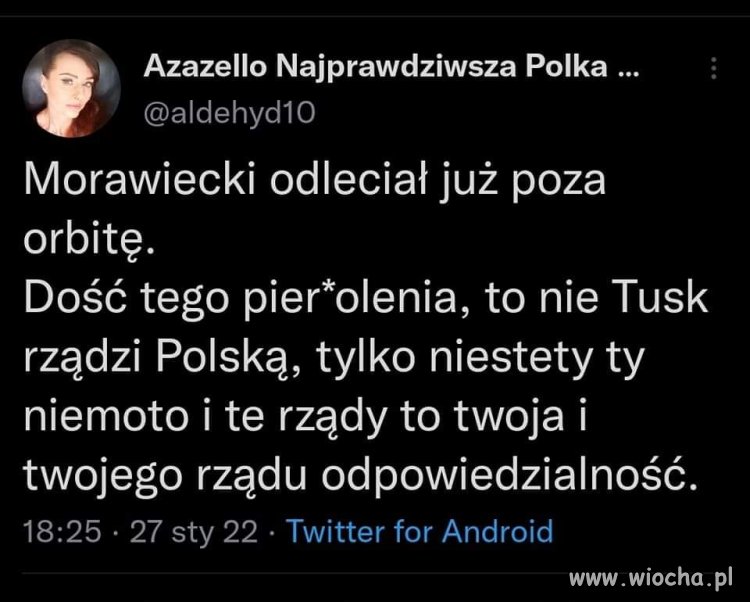 Morawiecki poza orbitą 