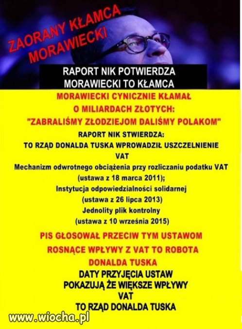 Kiedy Morawiecki nie kłamie? Kiedy milczy...