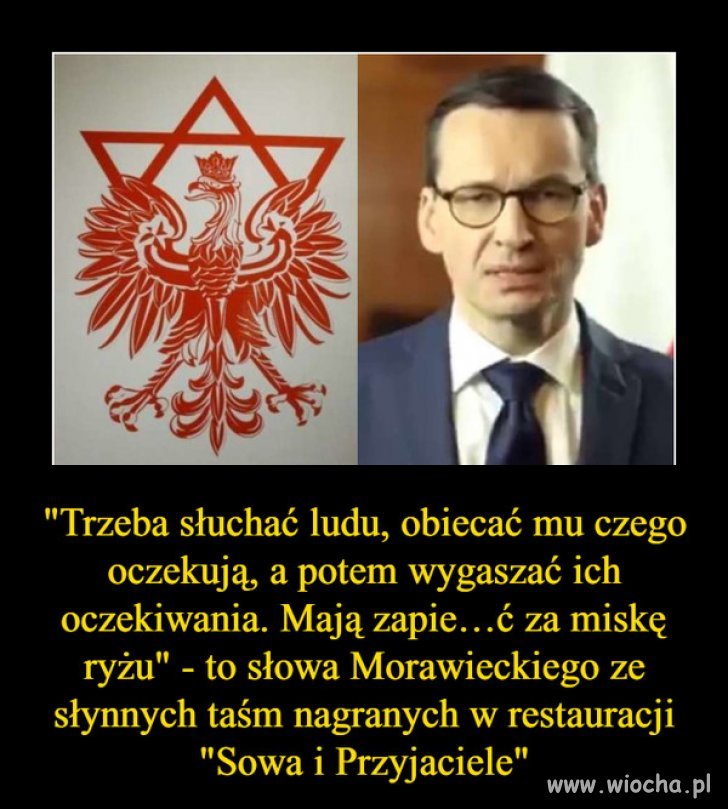 Afera taśmowa. Platformę pogrążyły ośmiorniczki, ale miska ryżu od PISu Polakom nie przeszkadza. Przykre.