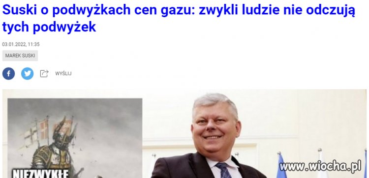 Znów błysnął intelektem