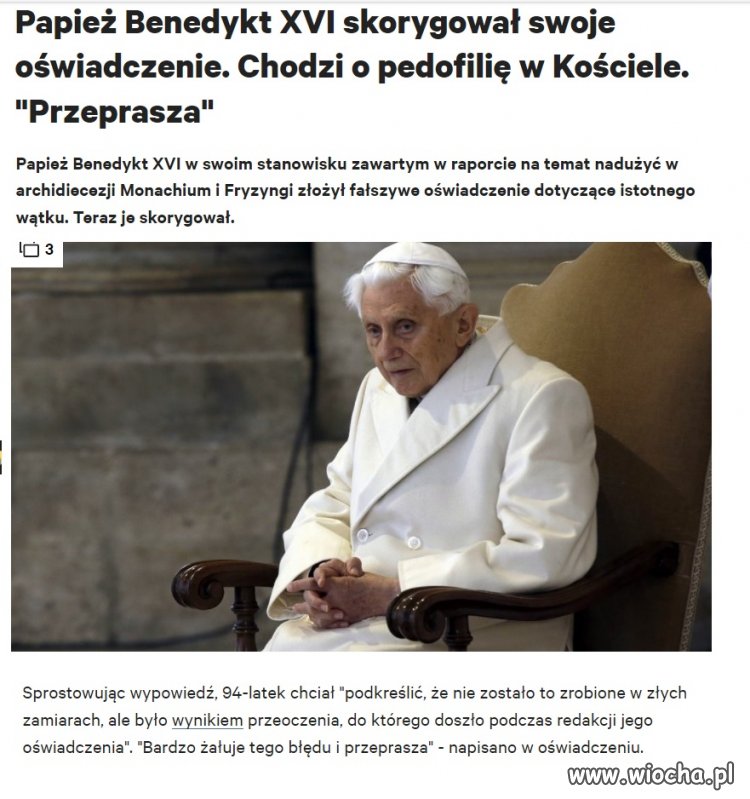 Takie małe papieskie krzywoprzysięstwo