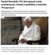 Takie małe papieskie krzywoprzysięstwo