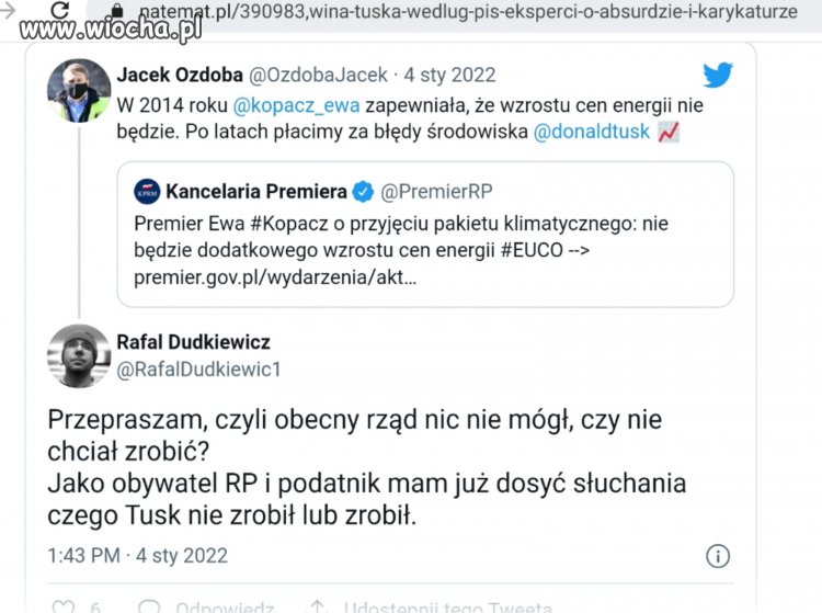 Nicniemogący prawacki pis bo tusk...