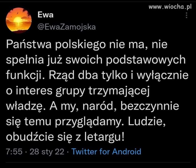 Rząd dba tylko o siebie 