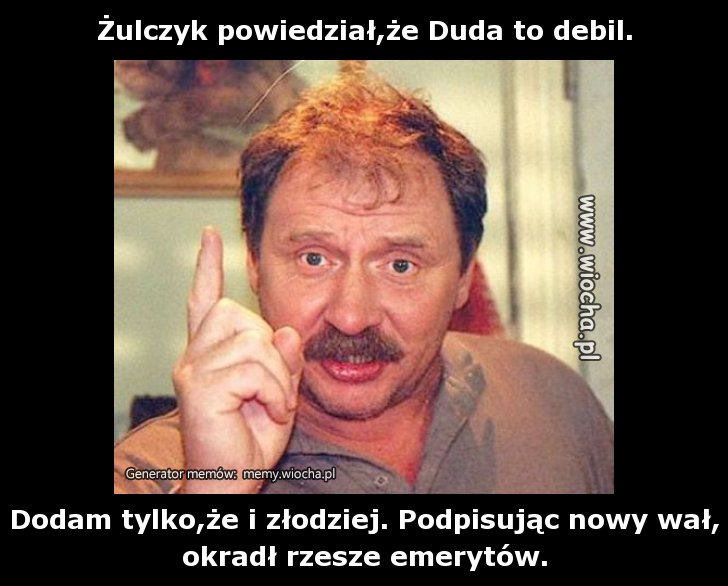 Żulczyk powiedział,że Duda to debil.