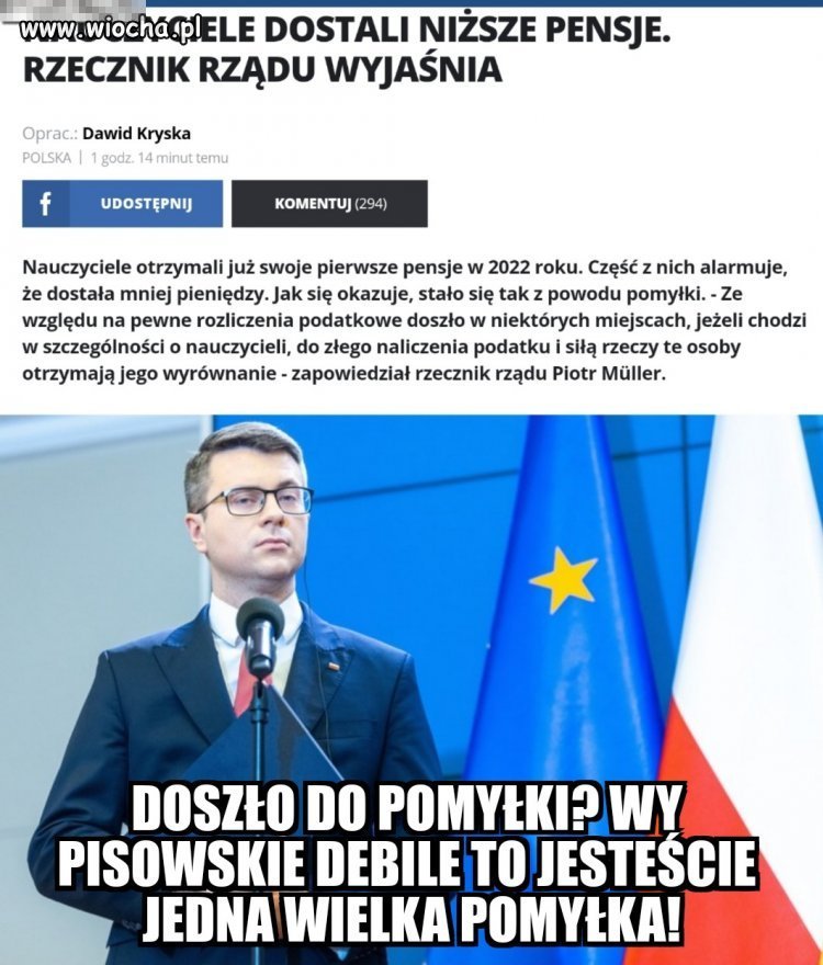 Doszło do pomyłki!