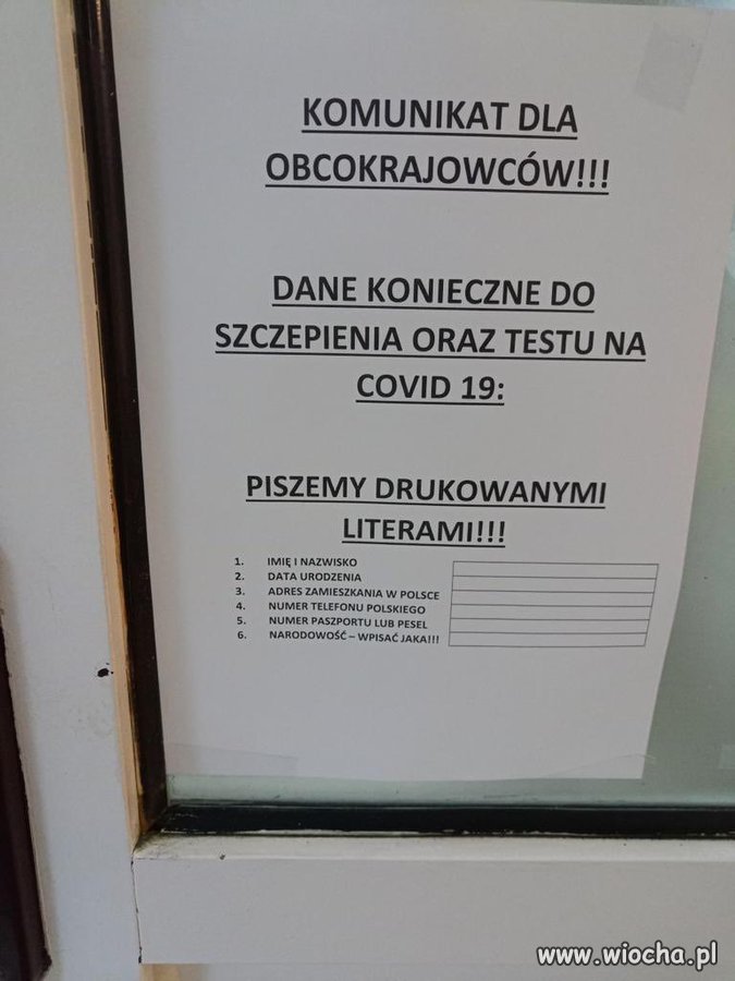 Do obcokrajowców to może chociaż...