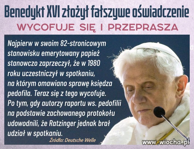 Złożył fałszywe oświadczenie