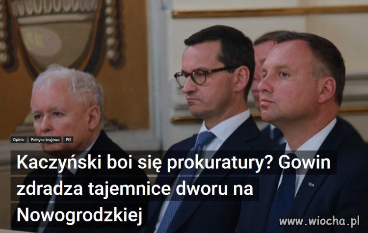 Gowin obwieścił swój powrót do polityki.