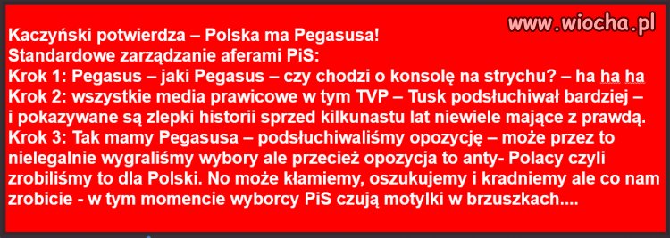 Kolejna afera PiS ... to już nie jest śmieszne ..