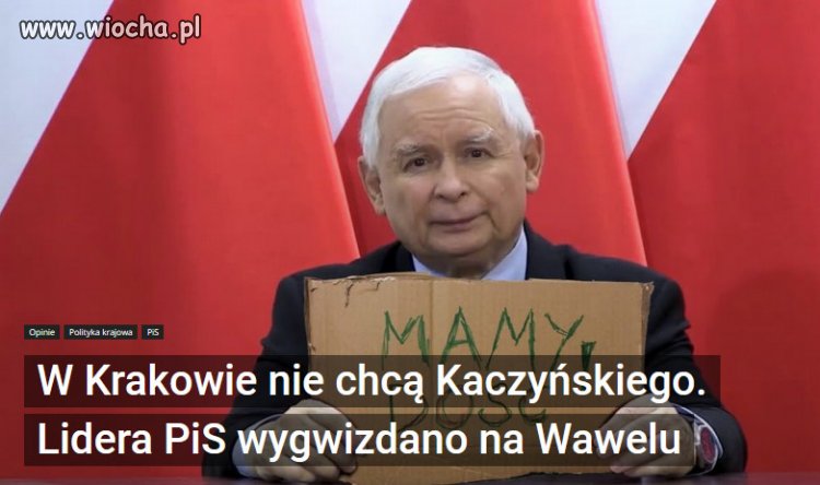 Kaczyński najwyraźniej nie ma dobrej passy.