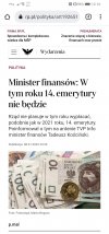 14 tylko w roku wyborczym