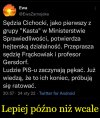 Lepiej późno niż ...