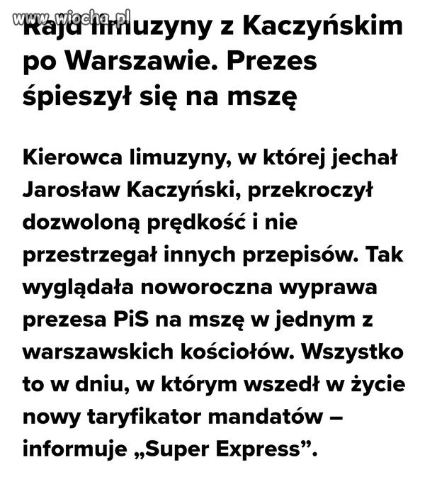 Co wolno wojewodzie to nie tobie ...