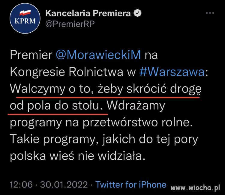 Postawcie stół na polu, walka będzie mniej mordercza