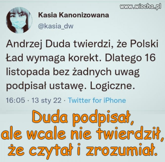 ... ale podpisał 