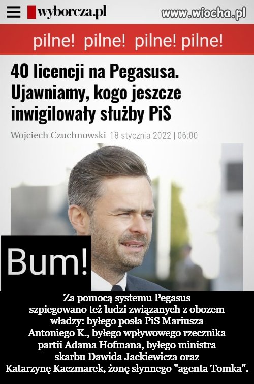 Mógł zapłacić haracz 