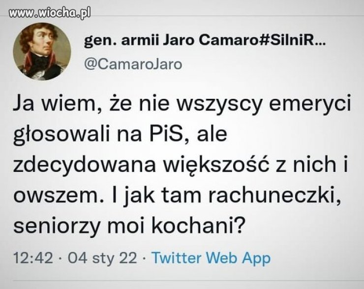 I jak tam sytuacja u Was seniorzy?